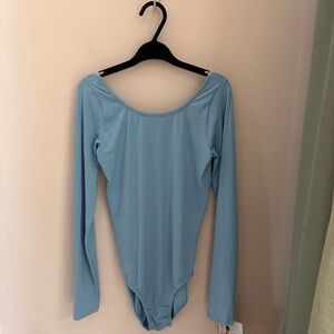 Blue Long Sleeve Leotard